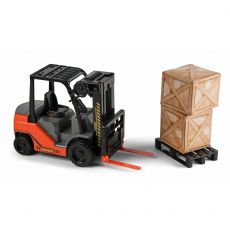 Gaffeltruck med pall og pakker