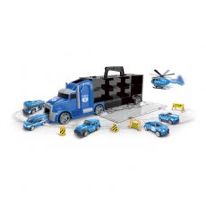 Politibiltransport med 6 kj�ret�y