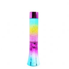 Glitterlampe med fargeskiftende lys 33 cm