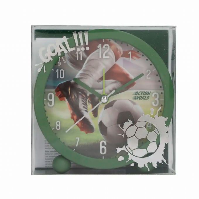 Vekkerklokke med fotballmotiv version 2