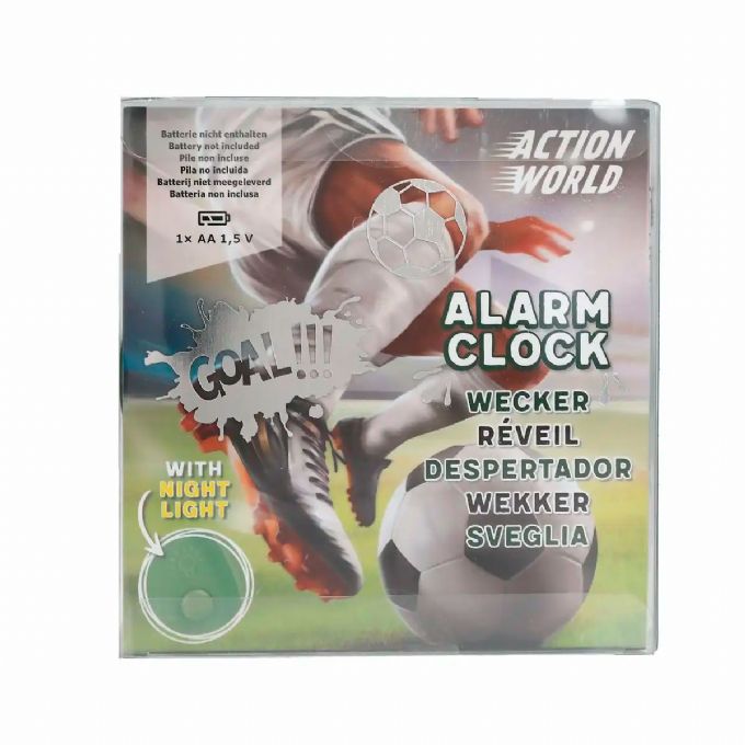 Vekkerklokke med fotballmotiv version 3