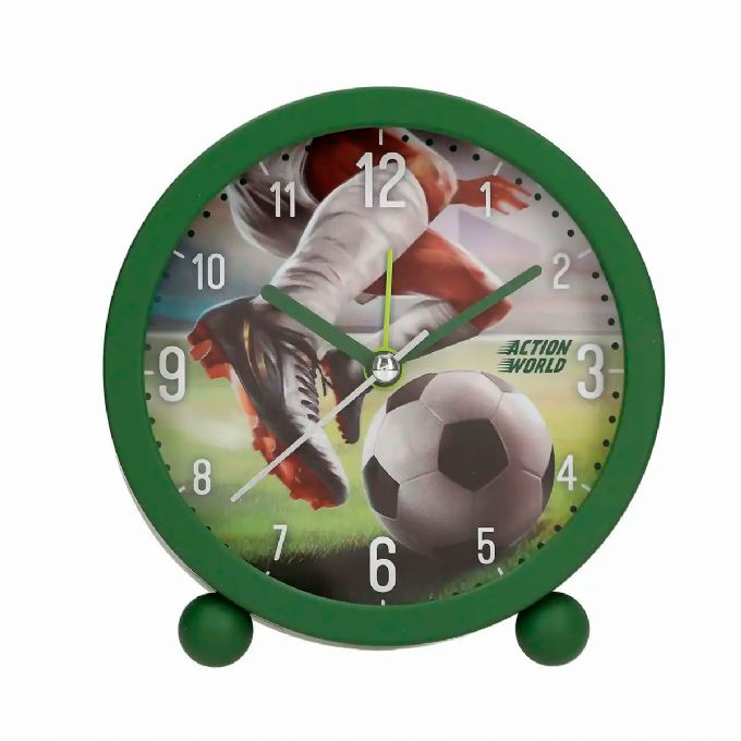Vekkerklokke med fotballmotiv version 1
