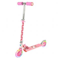 Hello Kitty sparkesykkel med lys i hjulene