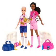 Barbie fotballlekesett med dukker