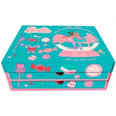 Barbie sminkekoffert med skuffer
