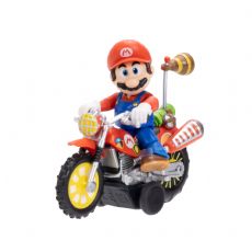 Mario-figur Pull Back-motorsykkel