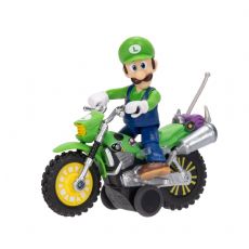 Luigi-figur Pull Back-motorsykkel