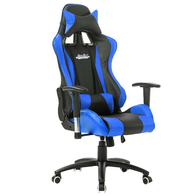 Mohawk Gamer Chair Blue Gamer kontorstol 0527 Shop Mohawk Gamer Chair Blå Gamer kontorstol 0527 Shop