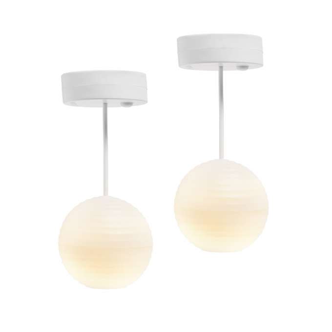Lundby 2 rislamper med batteri Lundby lamper tilbehør Lundby 2 rislamper med batteri Lundby lamper tilbehør