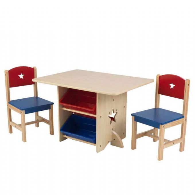 Stjerne lekebord med 2 stoler Kidkraft Barnemøbler 26912 Shop KidKraft Bord med 2 stoler stjerne | vidaXL.no