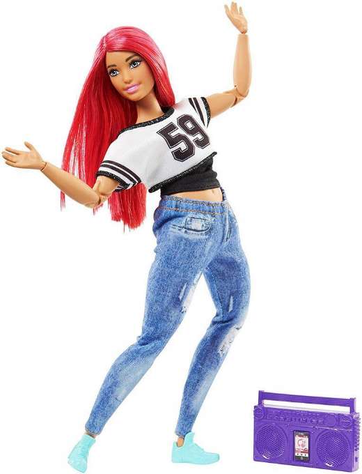Barbie Hip Hop Dancer - Barbie laget for å flytte FJB1 Shop - Eurotoys